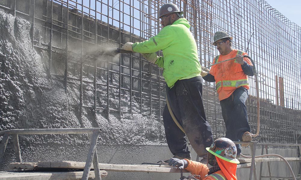 Shotcrete construction